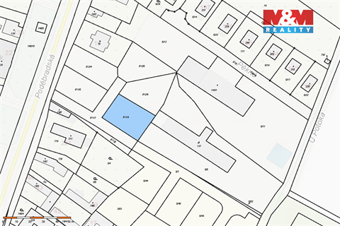 Prodej stavebního pozemku, 732 m² - 0