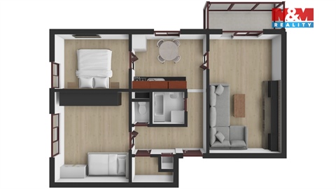 Pronájem bytu 3+1, 68 m² - 12