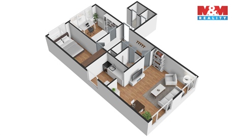 Prodej bytu 3+1, 70 m² 14