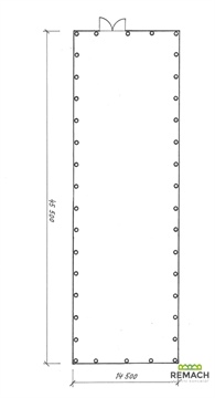 Pronájem skladu / haly, 660 m² - 2