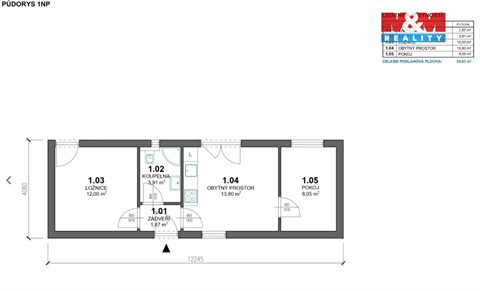 Prodej rodinného domu, 40 m² - 2