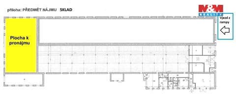 Pronájem skladu / haly, 280 m² - 8