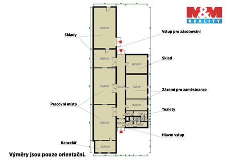 Pronájem výrobního objektu, 676 m² - 4