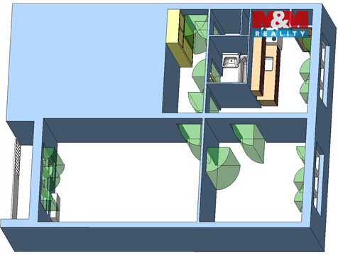 Prodej bytu 2+1, 49 m² 14