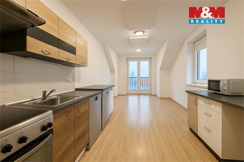 Pronájem bytu 1kk, 29 m² - 0