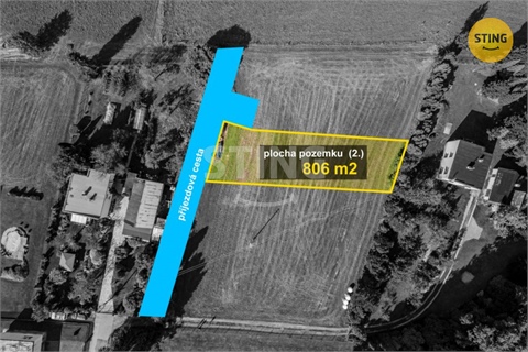 Prodej stavebního pozemku, 806 m² 0