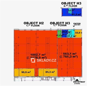 Pronájem skladu / haly, 563 m² - 8