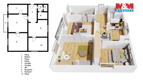Prodej bytu 4+1, 100 m² - 16