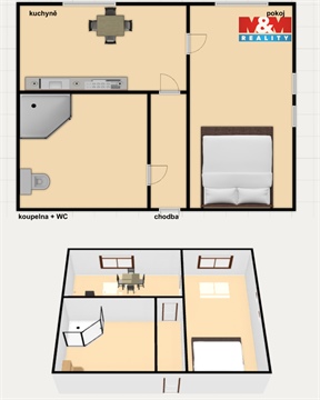 Prodej bytu 1+1, 31 m² 14