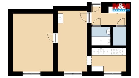 Prodej bytu 2+1, 49 m² 10
