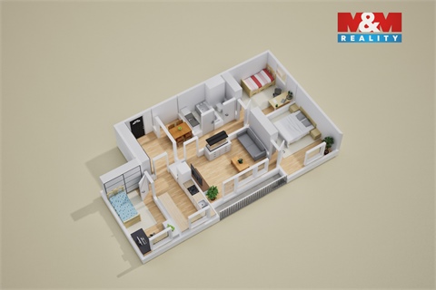 Pronájem bytu 4+1, 77 m² 22