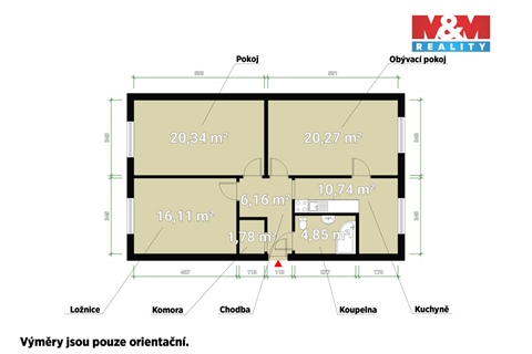 Prodej bytu 3+1, 77 m² 4