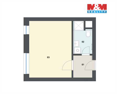 Prodej bytu 1kk, 32 m² - 4