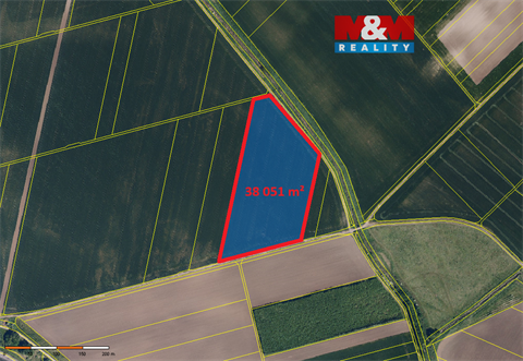 Prodej zemědělské půdy, 38 051 m² - 0