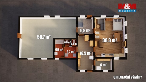 Prodej chaty / chapuly, 179 m² - 6