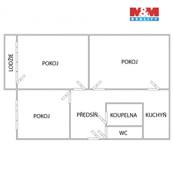 Pronájem bytu 3+1, 84 m² - 4