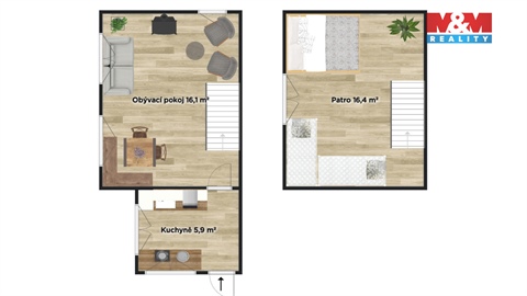 Prodej chaty / chapuly, 38 m² 16