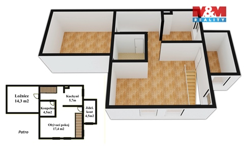Prodej rodinného domu, 131 m² 12