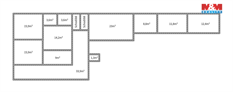 Prodej rodinného domu, 86 m² - 14