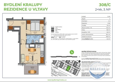 Prodej bytu 2kk, 40 m² - 0