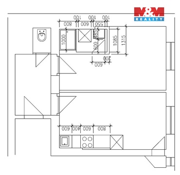 Pronájem bytu 1+1, 34 m² 12