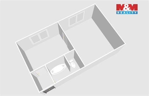 Prodej bytu 1+1, 36 m² - 4