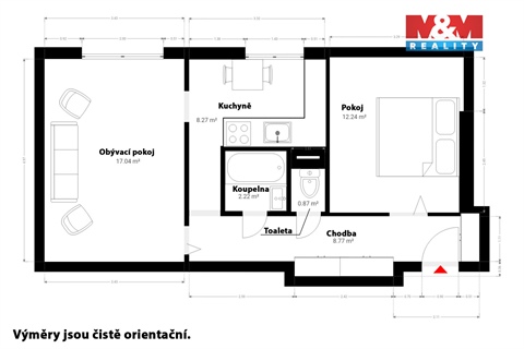 Prodej bytu 2+1, 49 m² - 22