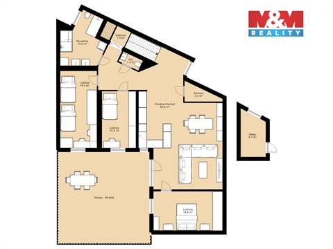 Prodej bytu 4kk, 110 m² - 22
