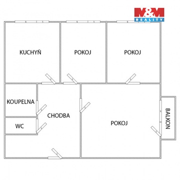 Prodej bytu 3+1, 90 m² 8