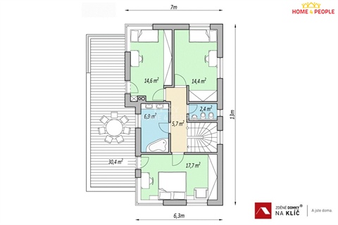 Prodej domu na klíč, 149 m² 10