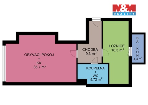 Prodej bytu 2kk, 77 m² 4