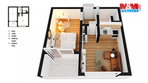 Prodej bytu 2kk, 41 m² - 6