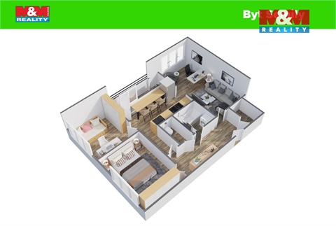 Prodej bytu 2+1, 55 m² 2