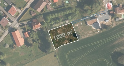 Prodej stavebního pozemku, 1 000 m² 0