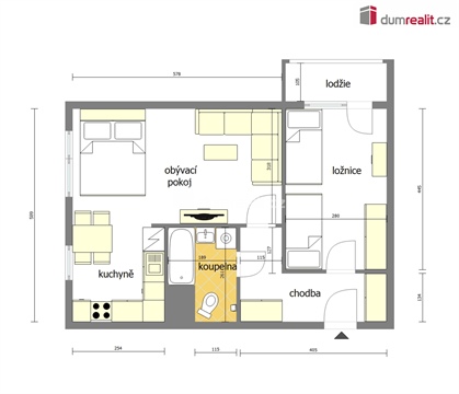 Prodej bytu 2+1, 52 m² 20