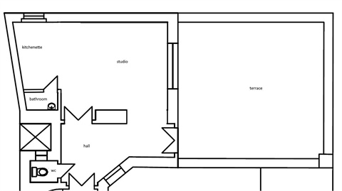 Pronájem atypického bytu, 37 m² - 10