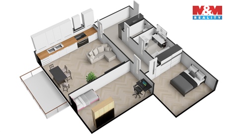 Prodej bytu 3kk, 75 m² 20