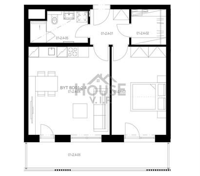 Prodej bytu 2kk, 55 m² 0