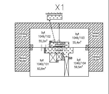 Prodej bytu 1kk, 60 m² - 2