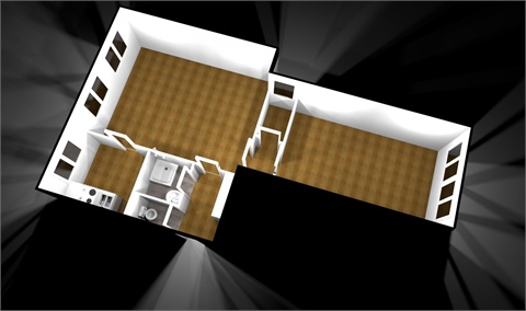 Pronájem bytu 2+1, 53 m² - 2