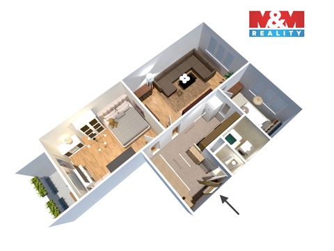 Prodej bytu 2+1, 68 m² 14