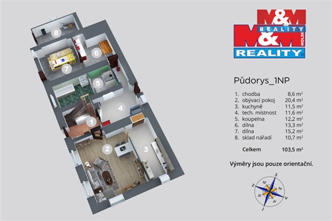 Prodej rodinného domu, 202 m² - 4