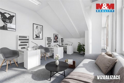 Pronájem kanceláře, 33 m² - 2