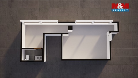 Pronájem kanceláře, 33 m² - 14