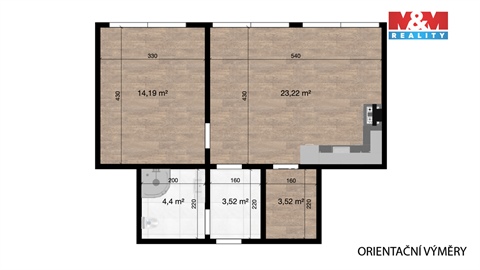 Pronájem bytu 2kk, 49 m² 10