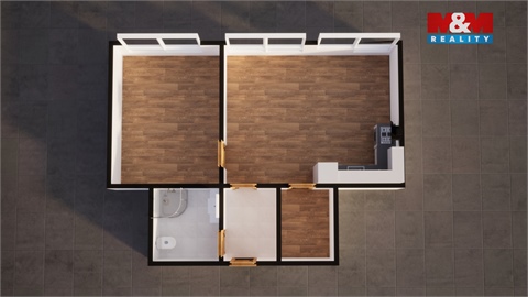 Pronájem bytu 2kk, 49 m² - 10