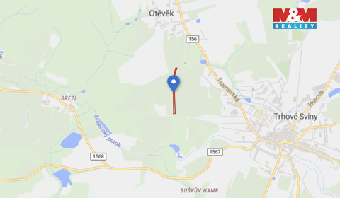 Prodej louky, 9 267 m² - 2