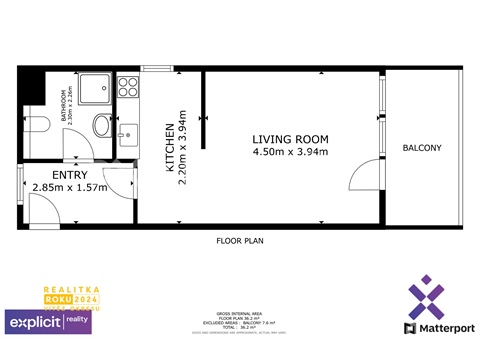 Pronájem bytu 1kk, 36 m² 8