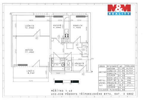 Prodej bytu 3+1, 66 m² - 4