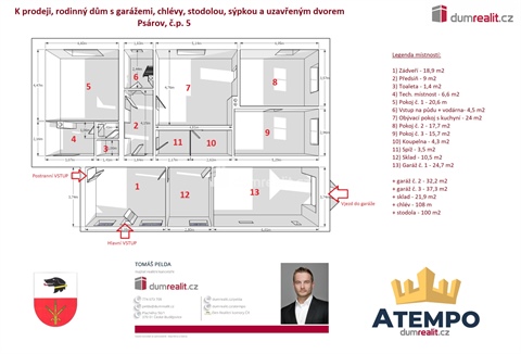 Prodej rodinného domu, 486 m² - 2